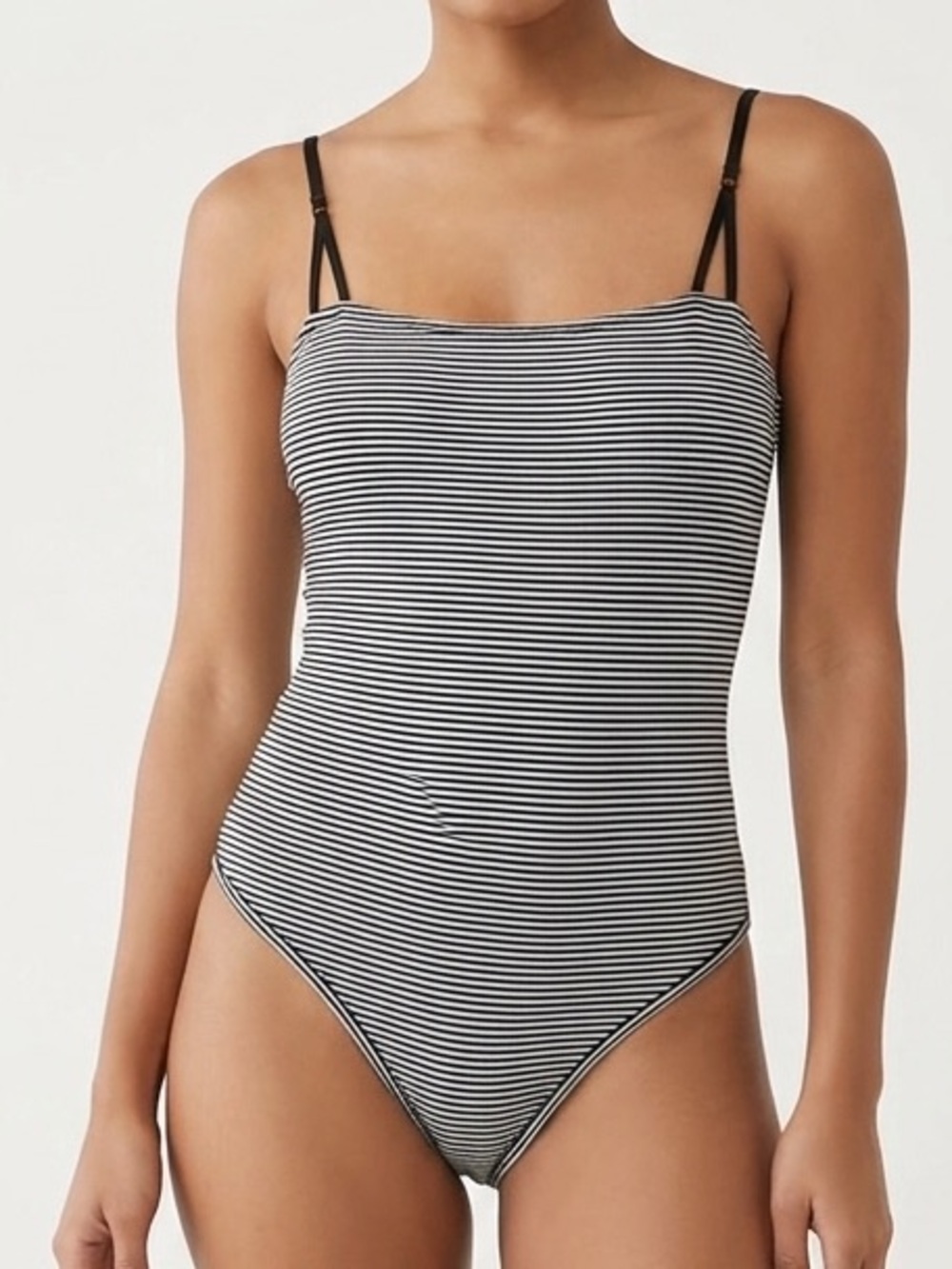 Forever 21 Forever 21 Black & White Body Suit - Picture 1 of 14